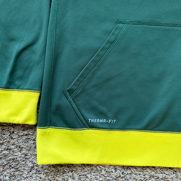 Oregon Ducks Nike Therma-Fit Hoodie Mens Size Large Y2K - Picture 3 of 11